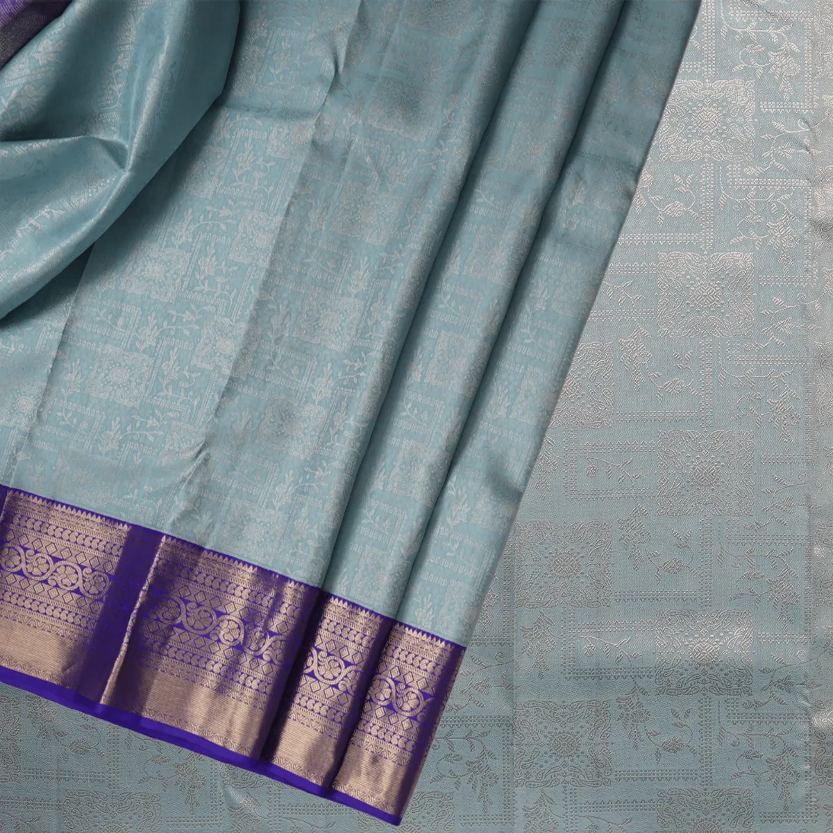 Kanchipuram Handloom Silk Saree Pure Gold Jari