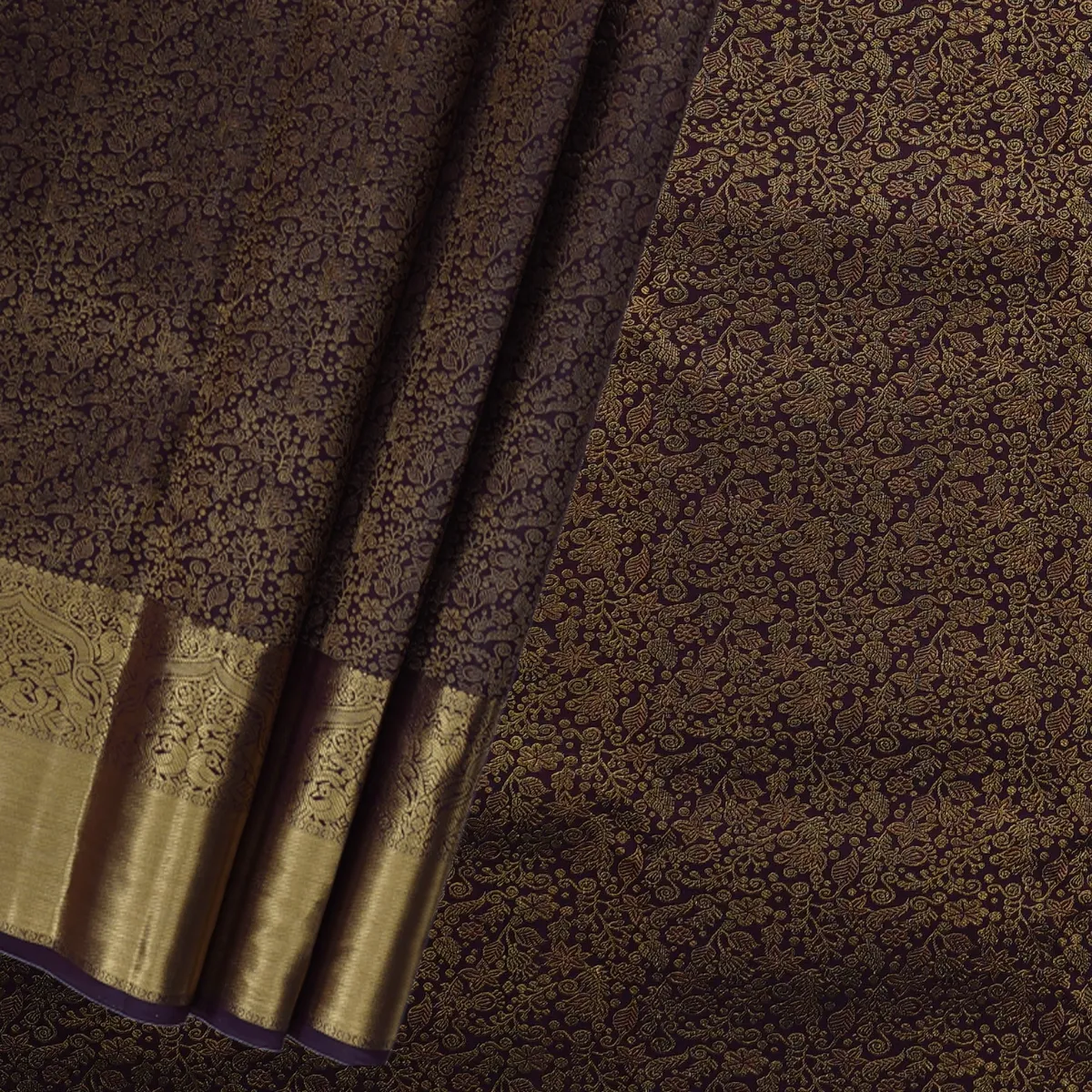 Kanchipuram Handloom Silk Saree 3 Gram Gold Jari Saree