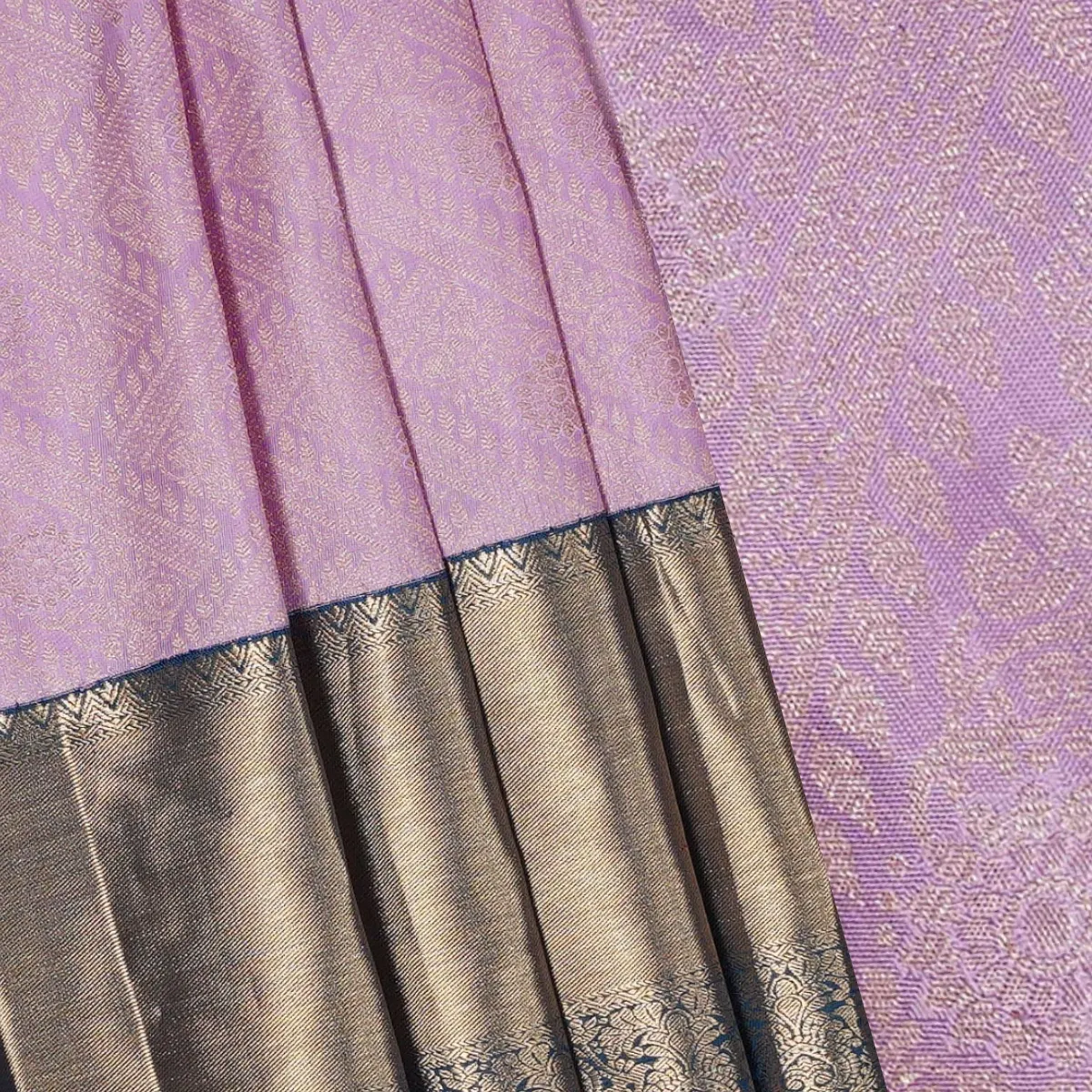Kanchipuam Handloom Silk Saree 3 Gram Gold Jari