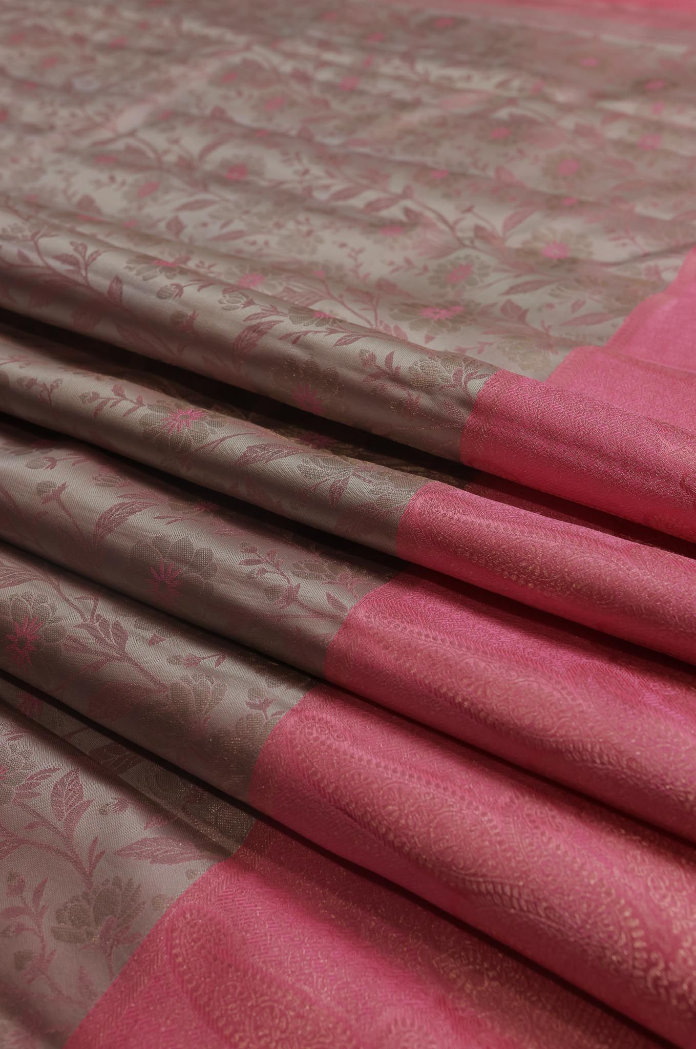 Beige Kanchipuram Silk