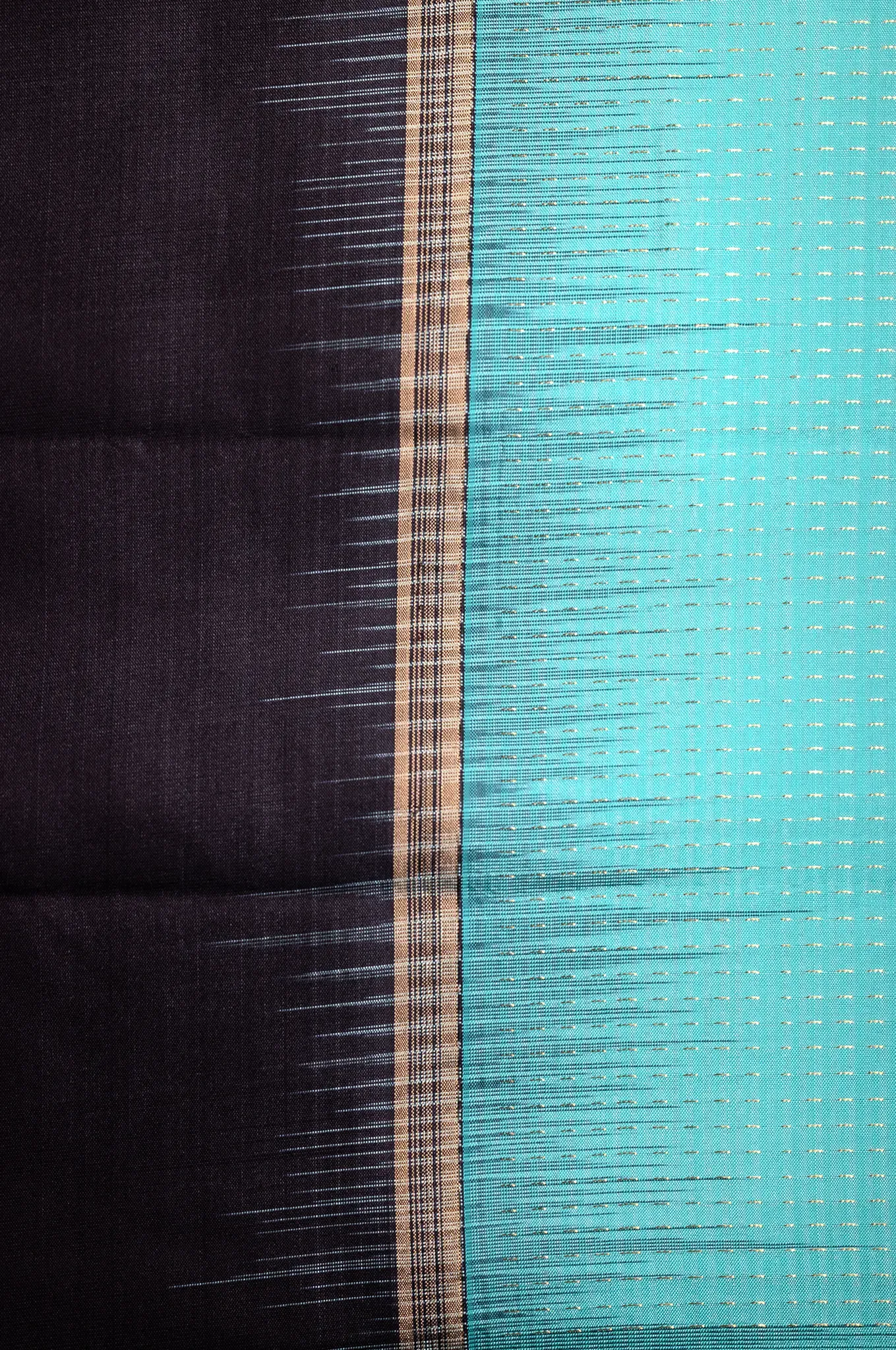 Mayuri Silk Turquoise Blue Saree With Bistre Border