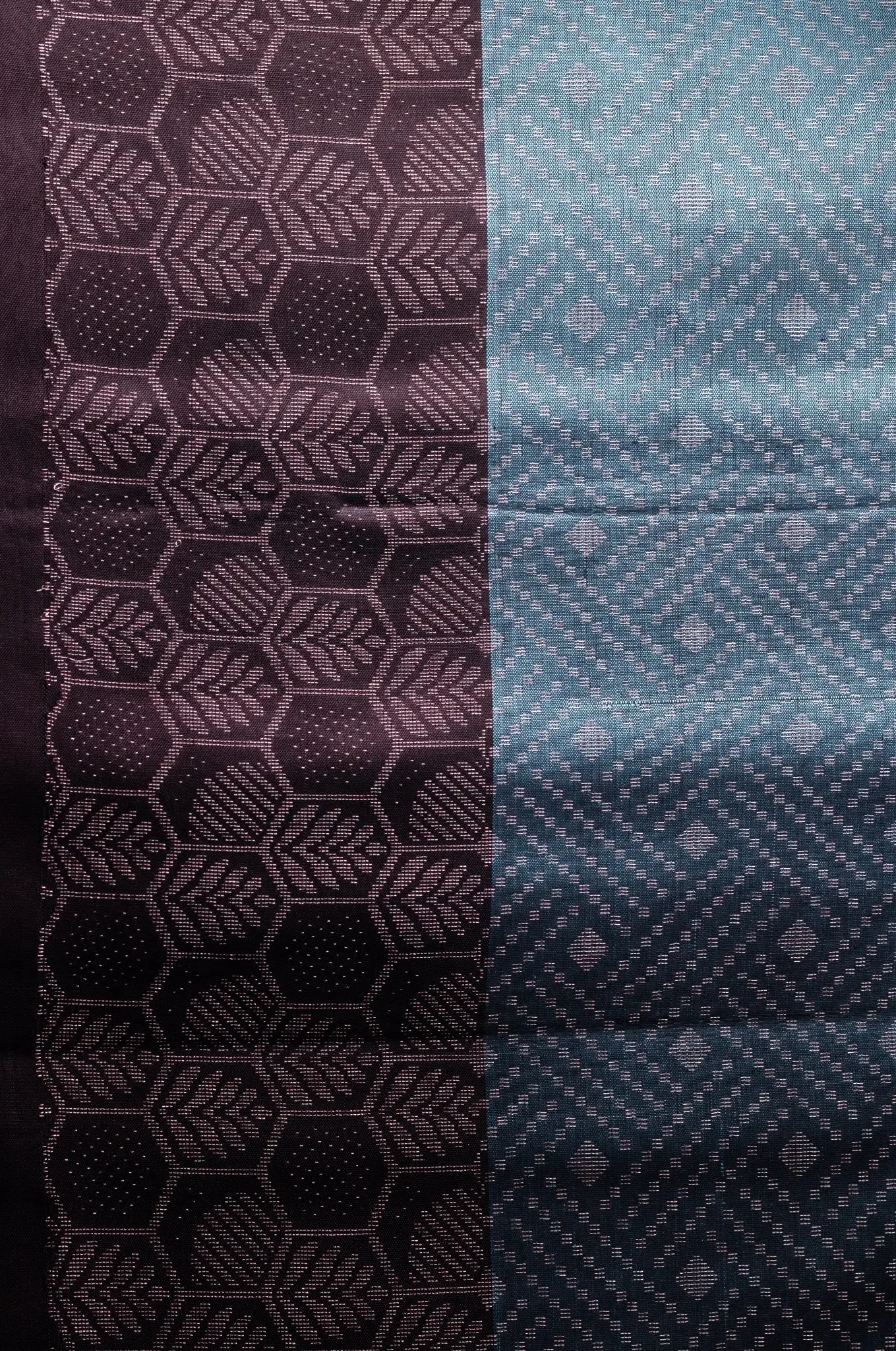 Mayuri Silk Ice Berry With Bistre Border