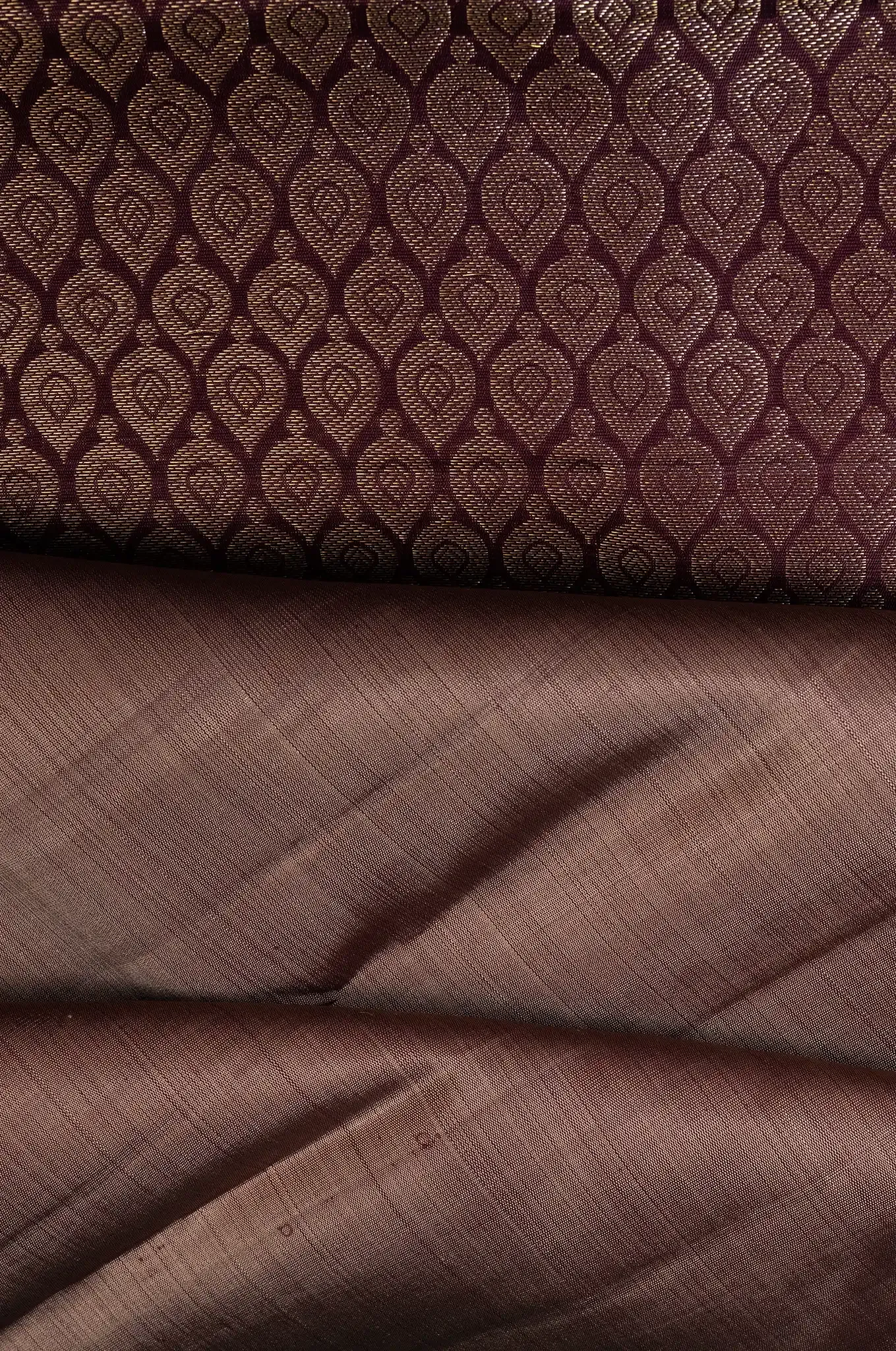 Wine Colour Arani Silk